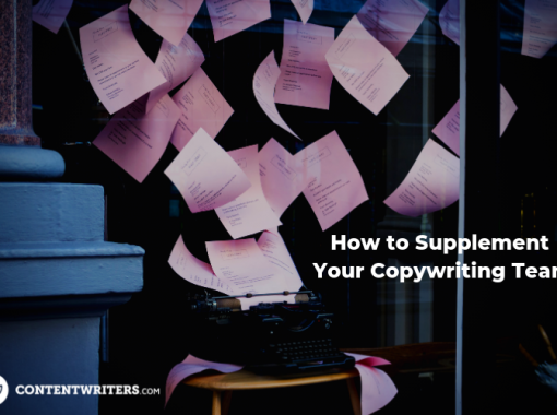 How to Supplement Your Copywriting Team