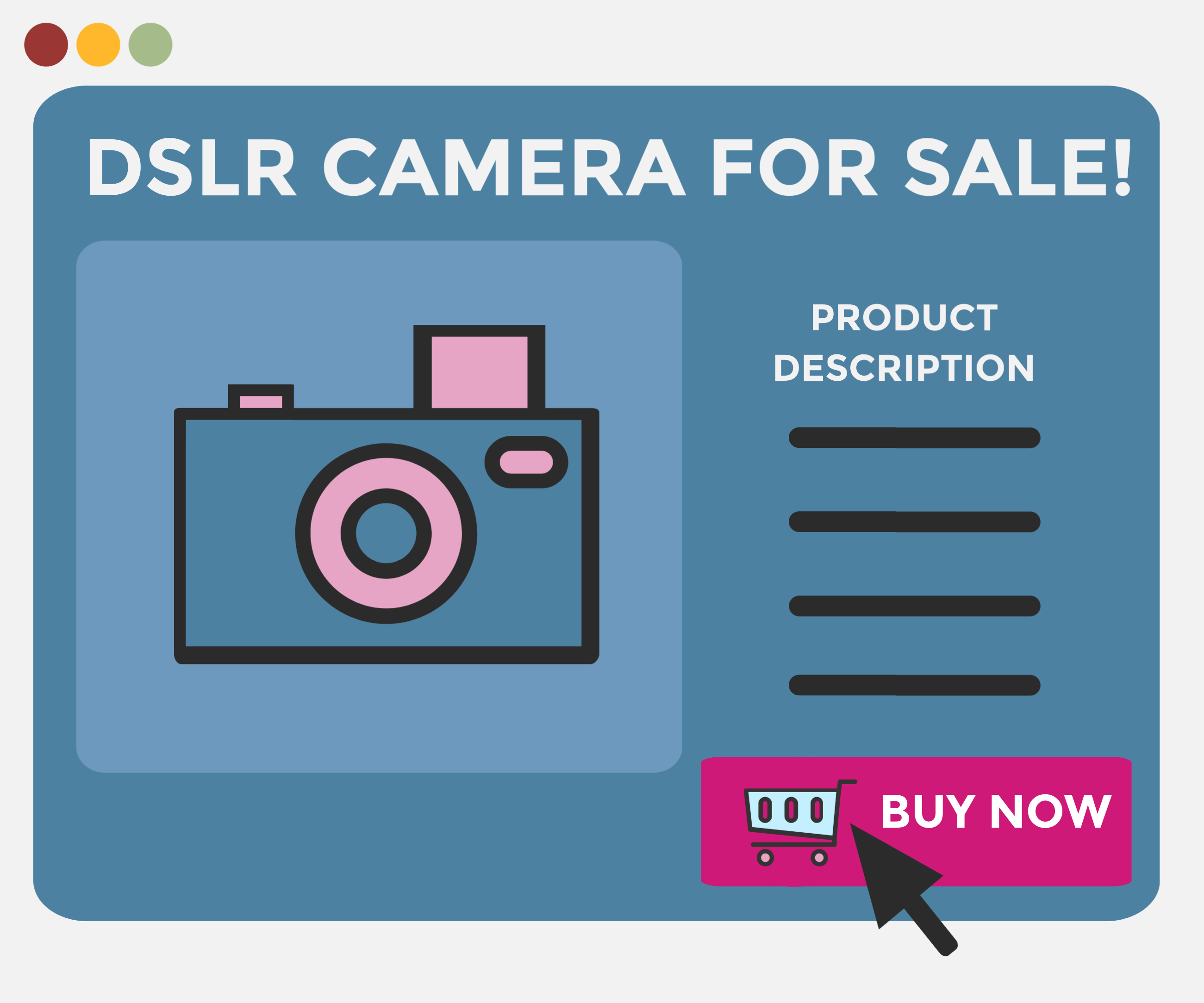 A good camera product description always leads to an increase in sales conversion ContentWriters