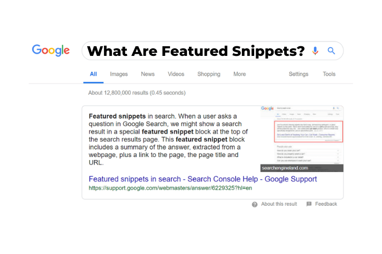 what are featured snippets 2