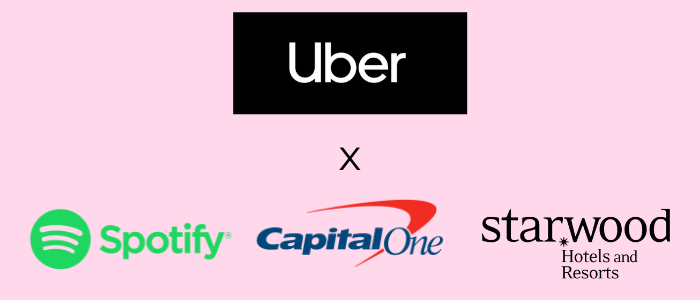 Uber partnerships, Uber marketing success in part due to its partnerships