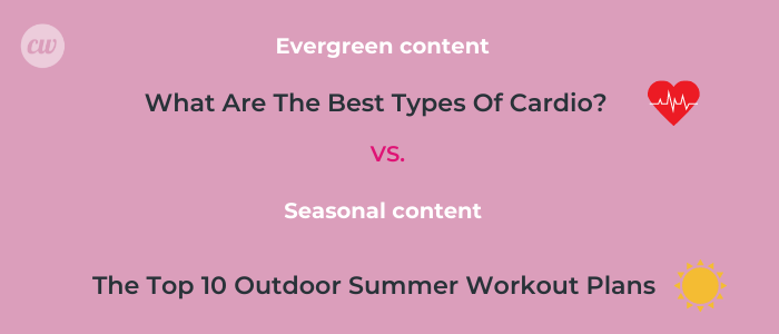 evergreen content vs seasonal content, what is seasonal content?