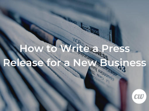 How to write a press release for a new business