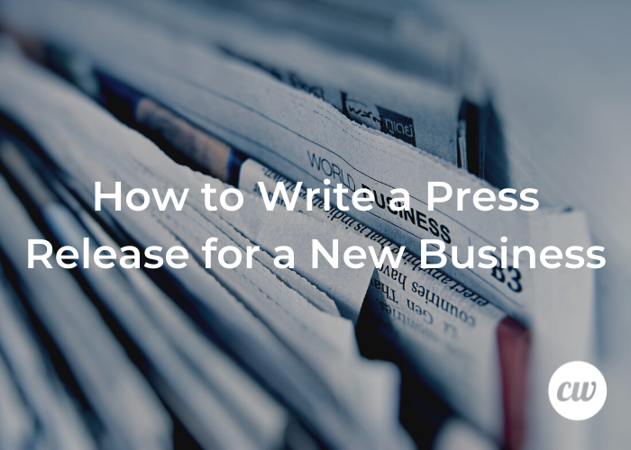 How to write a press release for a new business