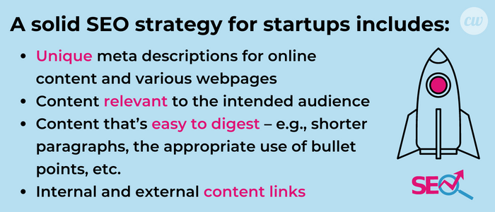 SEO strategy outline for startups