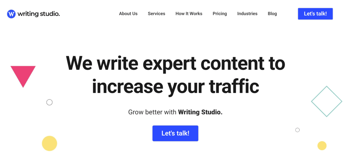Writing Studio Homepage